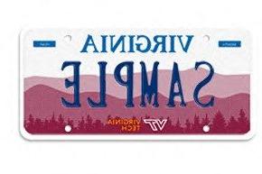 Virginia Tech license plate